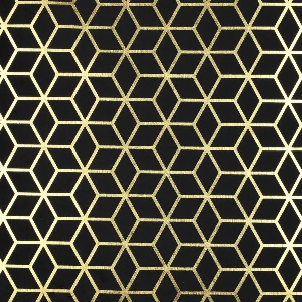 Eglo 420078 - Dekoračný vankúš SINGU 45x45 cm čierna/zlatá