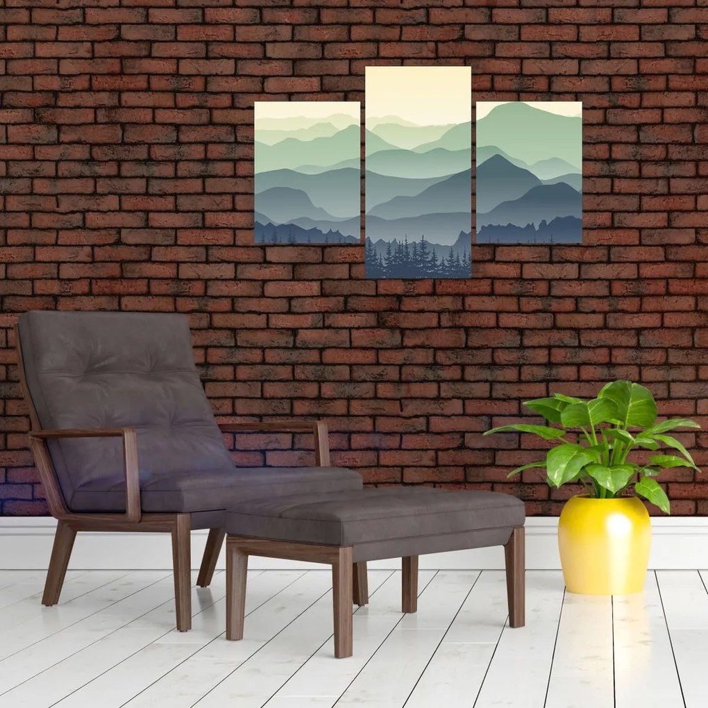 Obraz - Forest Mountain (90x60 cm)