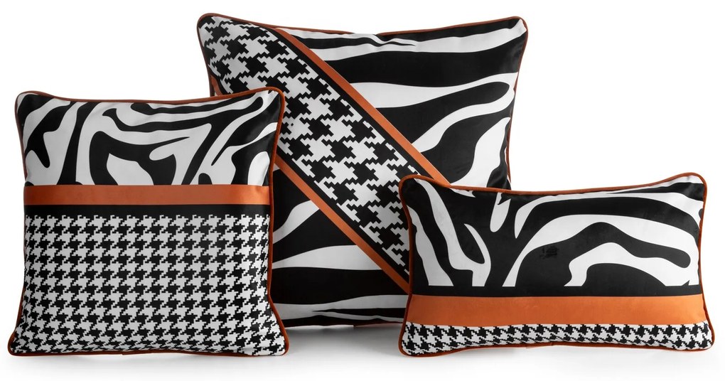 DEKORAČNÁ OBLIEČKA NA VANKÚŠ EVA MINGE MH6 60X60 CM VZOROVANÁ