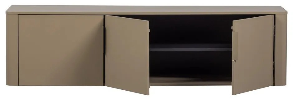 Taupe TV stolík z borovicového dreva 154x56x44 cm Gunnar – WOOOD