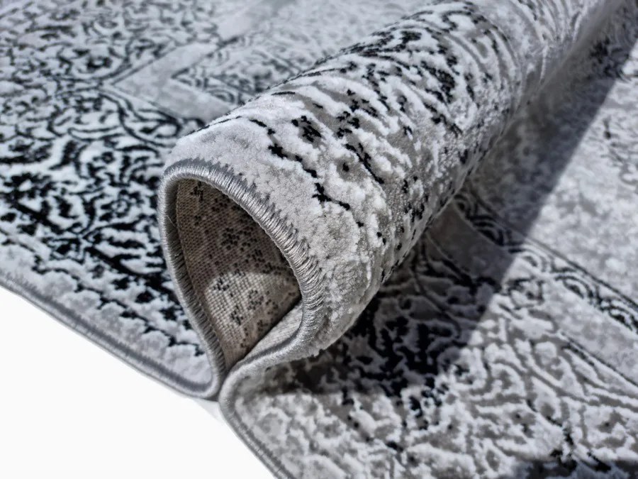 DC Koberec Exclusive 249 sivá čierna Rozmer: 140×190 cm