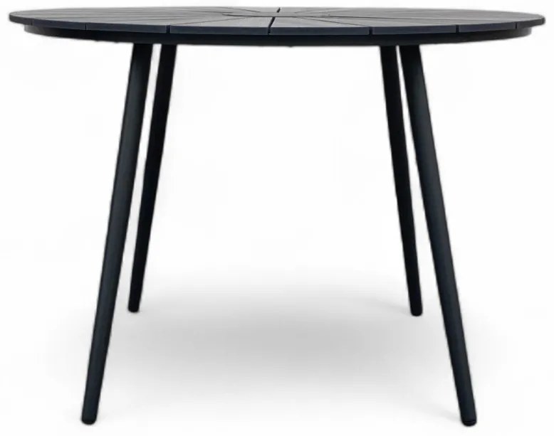 Noela Záhradný jedálenský set Wilder + 4x stolička GABY sivá