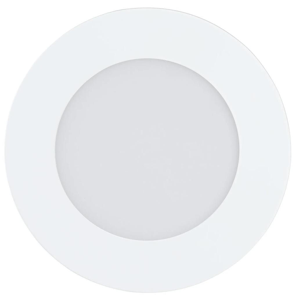 EGLO LED zápustné kúpeľňové chytré osvetlenie FUEVA-Z, 5,4 W, 12cm, okrúhle, biele