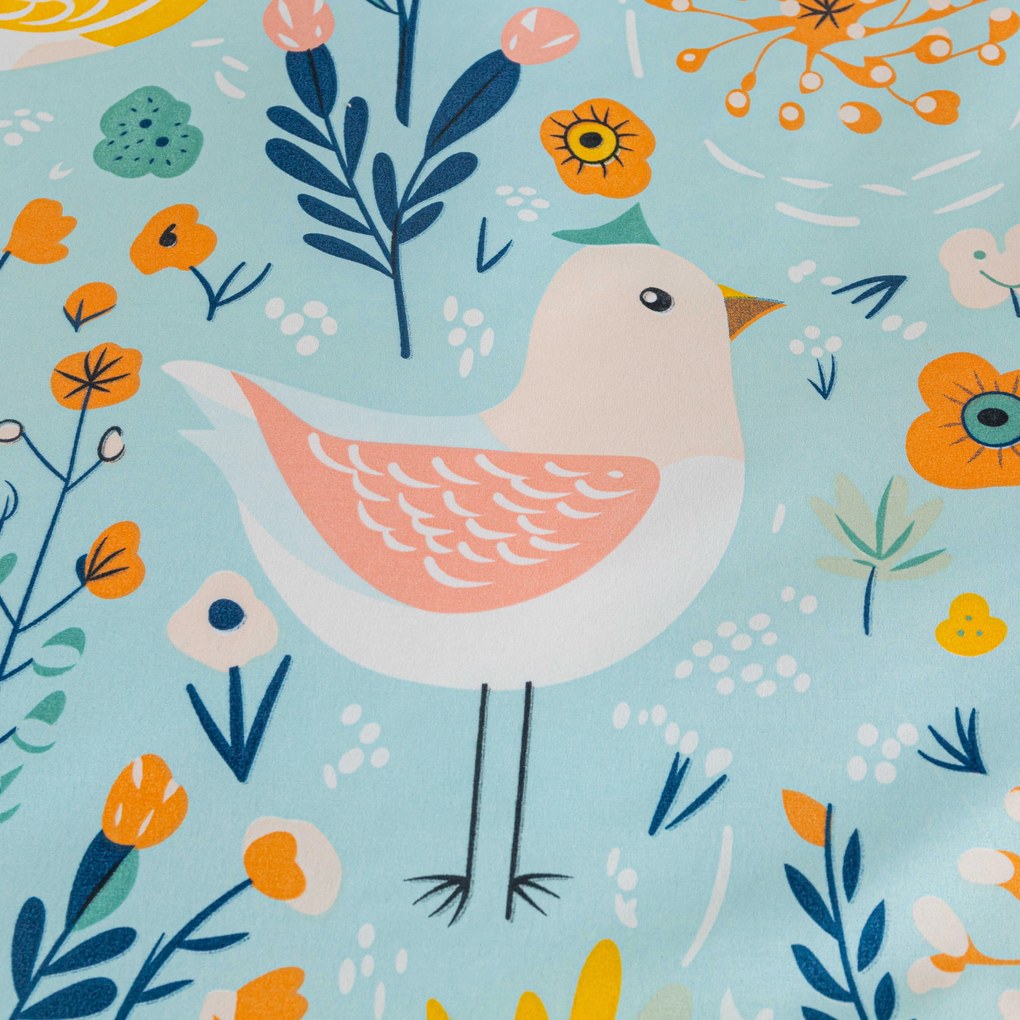 Obliečka na vankúš z mikrovlákna SPRING TWEET 45x45 cm, farebný