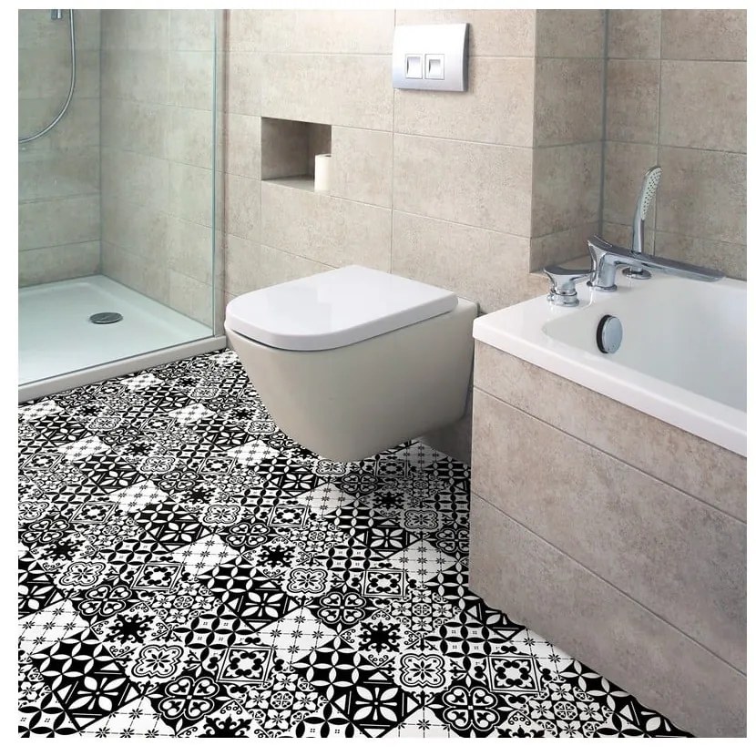 Samolepka na podlahu Ambiance Vanesa, 50 × 50 cm