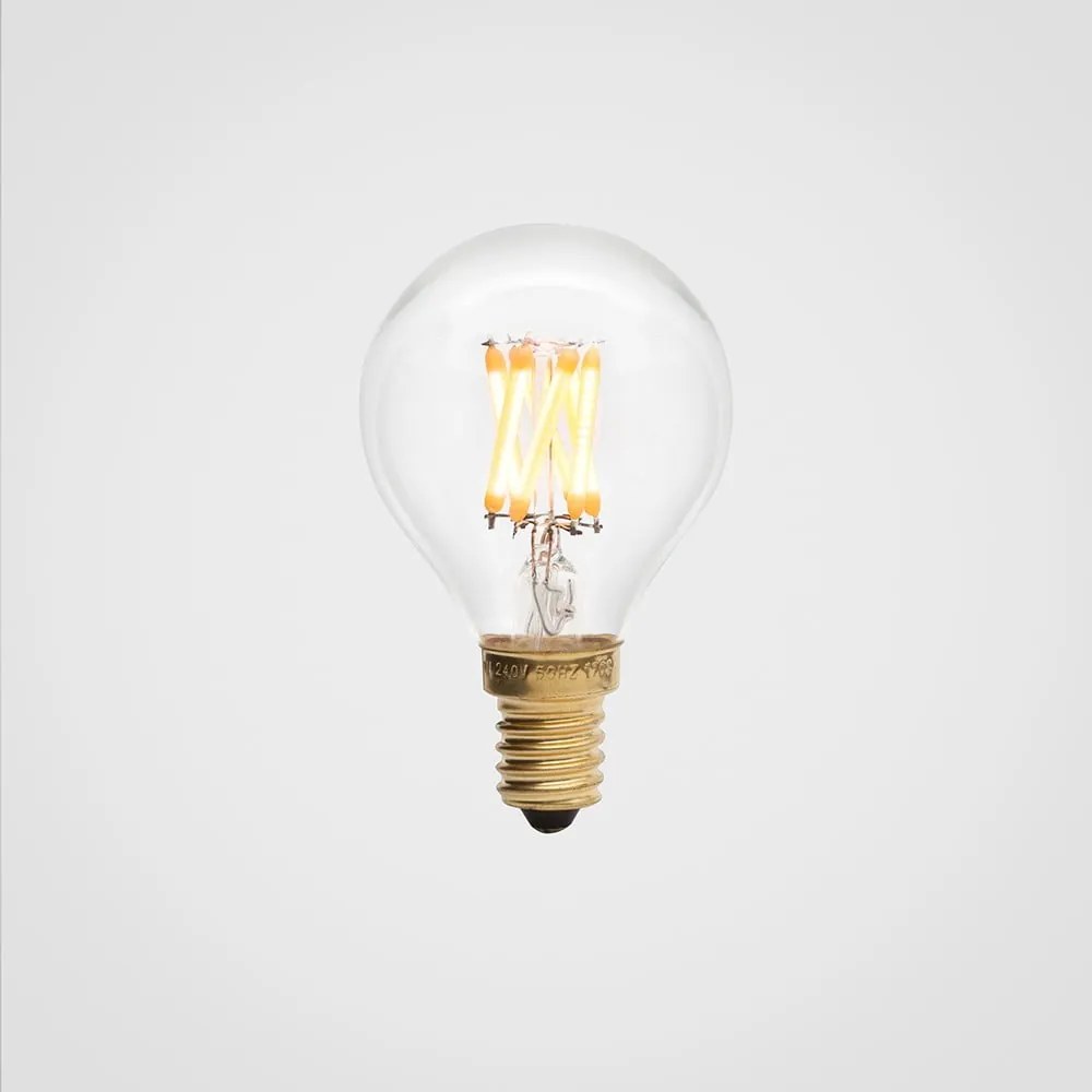 Teplá LED filamentová stmievateľná žiarovka E14, 3 W Pluto – tala