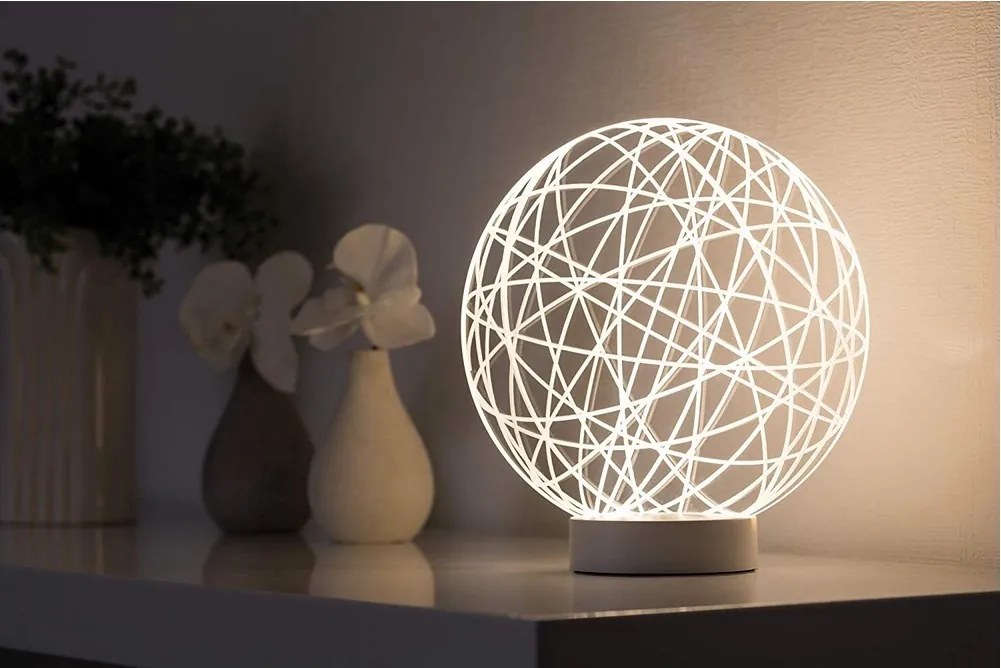 Paulmann Paulmann 79533 - LED Stolná lampa WOOL LED/3W/230V W0803E