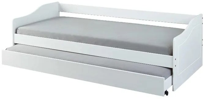 Inter Link Výsuvná detská posteľ Leonie (biela, 90 x 190 cm)  (100394248)