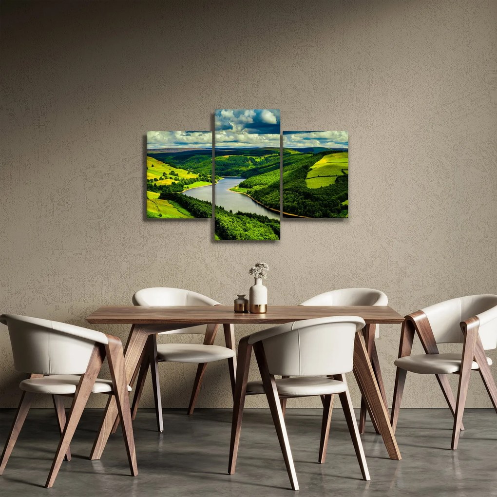 Obraz - Zelená krajina (90x60 cm)