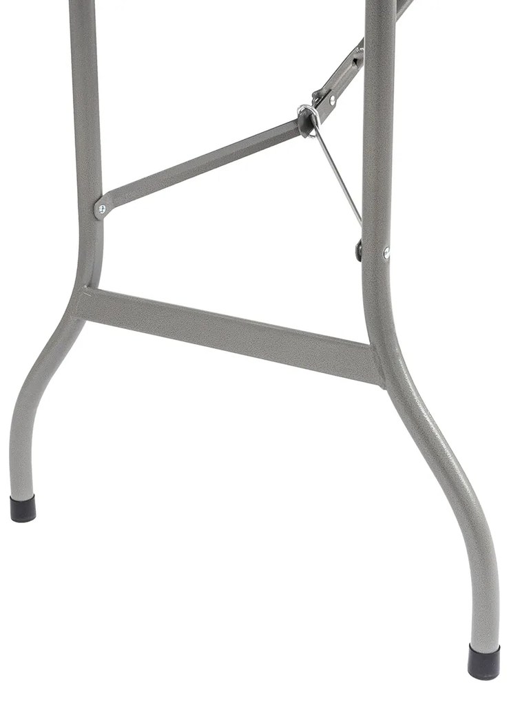 Cateringový skladací set Vivas 1+2L 180x70 cm - sivá / biela
