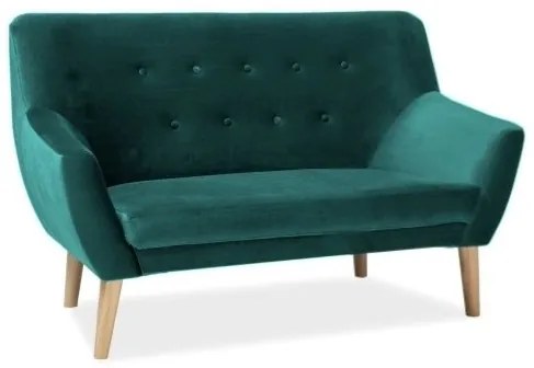 SOFA NORDIC 2 VELVET KOLOR ZIELONY TAPICERKA BLUVEL 78 / BUK