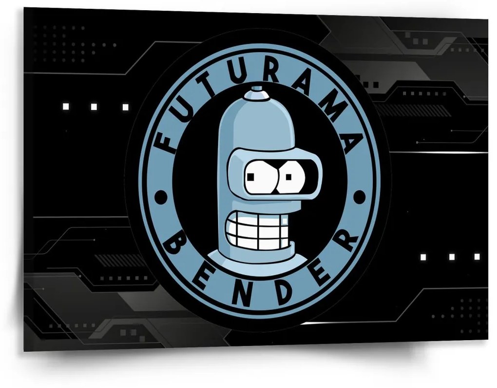 Sablio Obraz Futurama Bender Technology - 150x110 cm