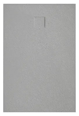 Mexen Bert, SMC obdĺžniková sprchová vanička 100 x 80 cm, šedá, 4K618010