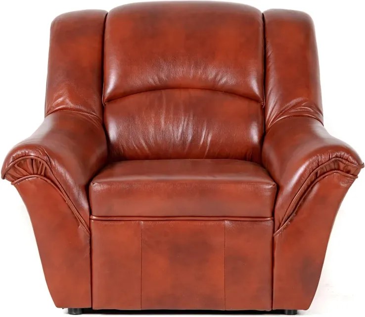 Kožené kreslo Dubaj LUX, čerešňa (A-4)