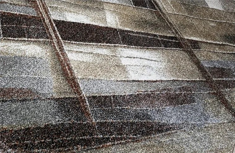 HU Hnedý moderný koberec Villa 872 s linkovaným vzorom Rozmer: 120x170 cm
