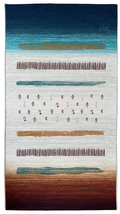 Koberec Printing Loop 0,8/1,5 5 modrá