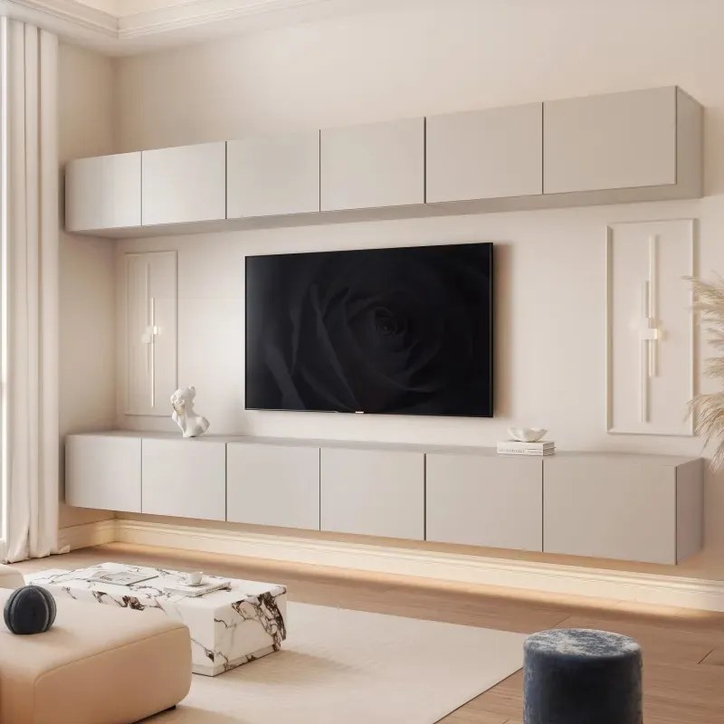 Závesná TV zostava Dorothy kašmír 300 cm