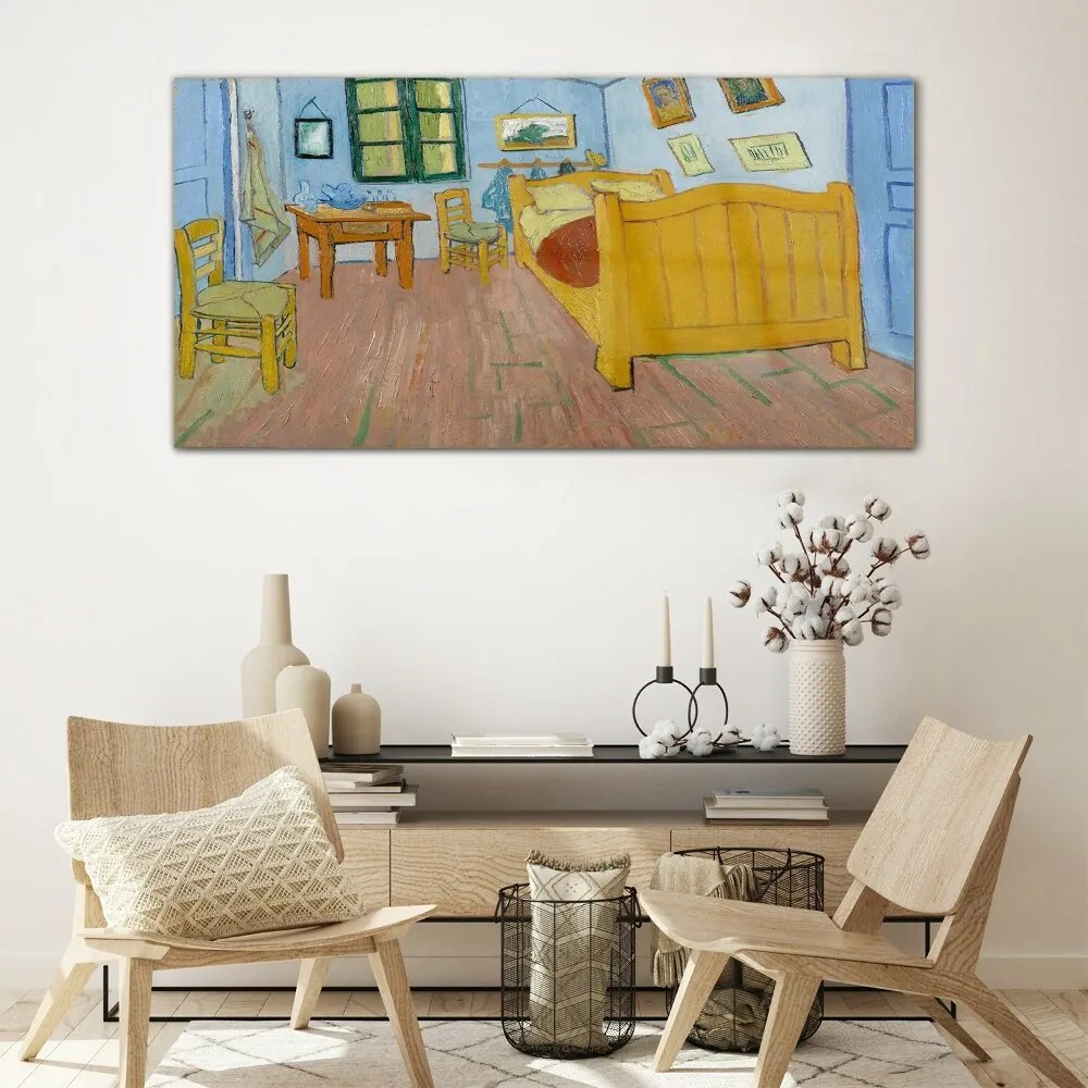 Obraz na skle Spálňa v arles van gogh