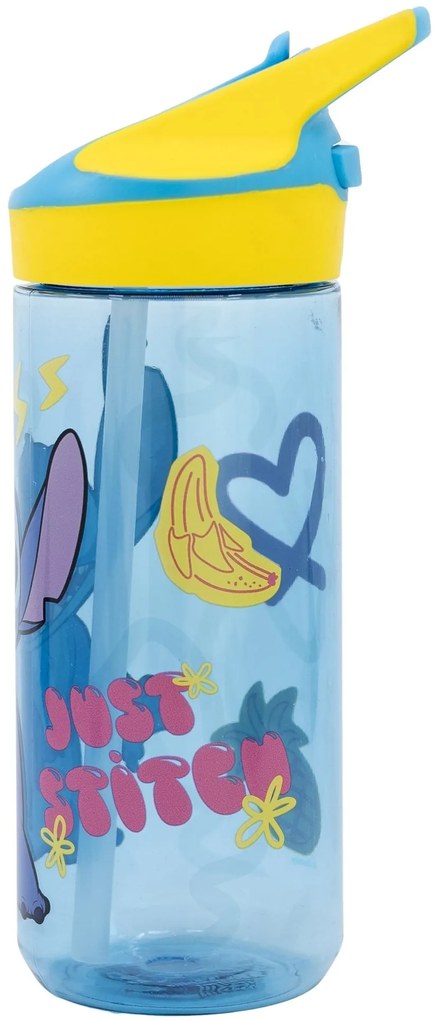 Fľaša na pitie Lilo &amp; Stitch so slamkou - 620 ml