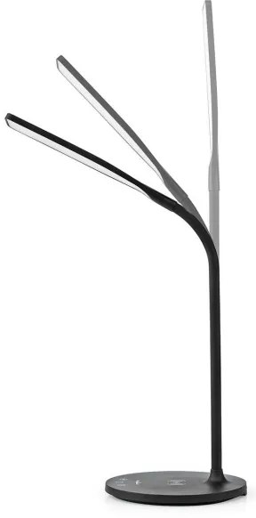 Nedis LTLGQ4M2BK - Stm. lampa s bezdr. nabíjaním Qi LED/5,5W/230V 2700-6500K