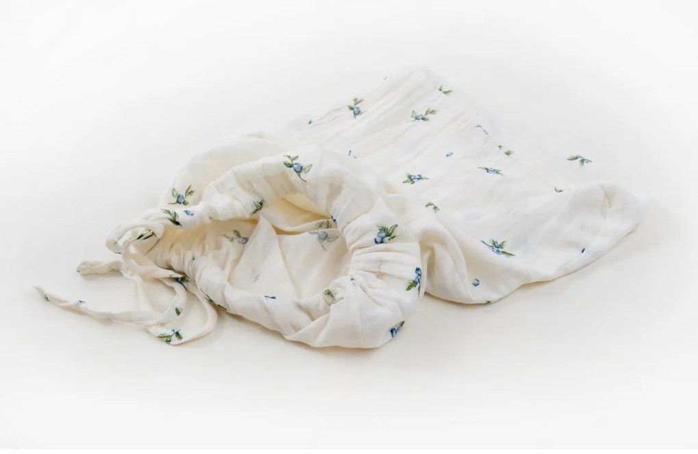 Matex Mušelínové obliečky Čučoriedky, 140 x 200 cm, 70 x 90 cm