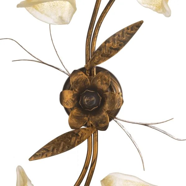 ONLI - Stropné svietidlo ALGA 4xE14/6W/230V bronzová