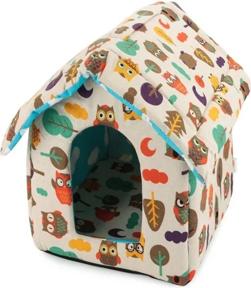 Búda s pelechom pre psa / mačku - les