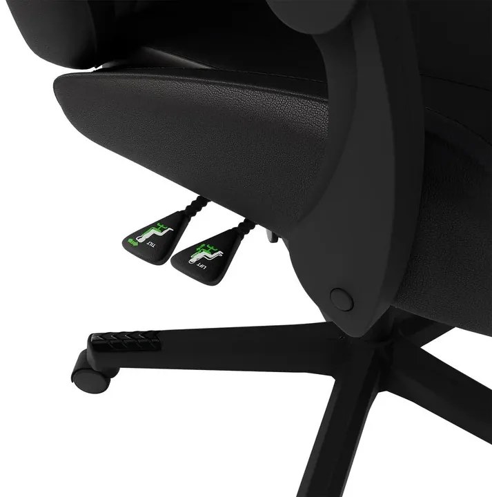 InternetovaZahrada Kancelárska stolička HyperSeat - čierna
