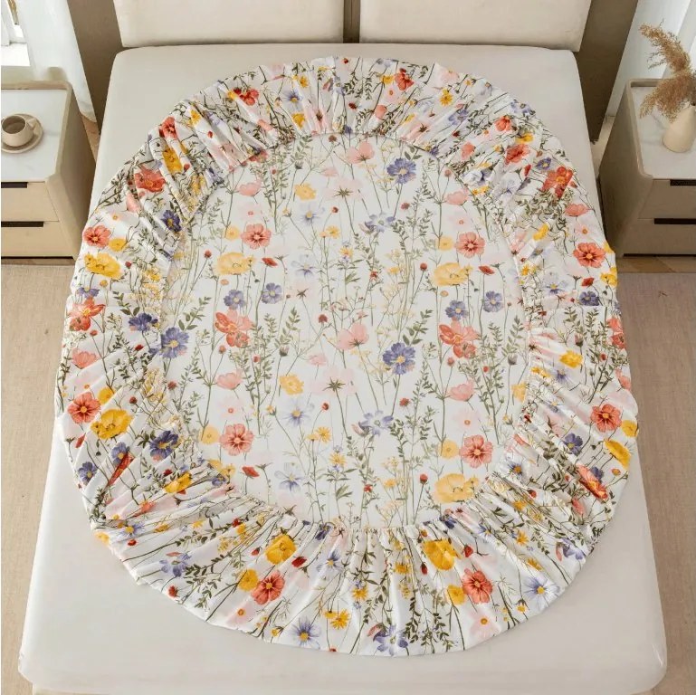 Obliečka z mikrovlákna WILDFLOWERS farebná 180x200 cm