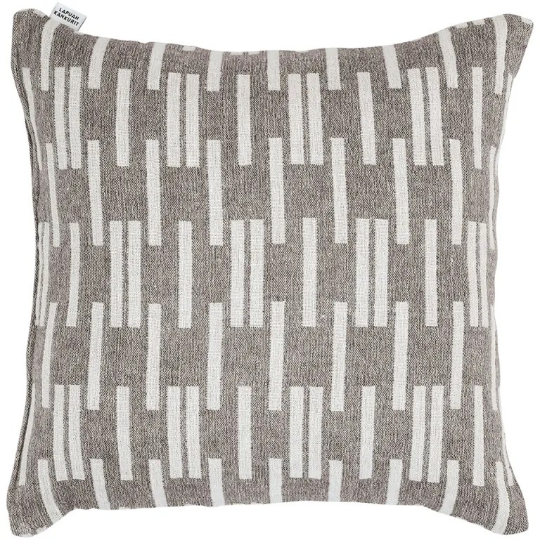 Merino obliečka na vankúš Arki 42x42, hnedo-biela