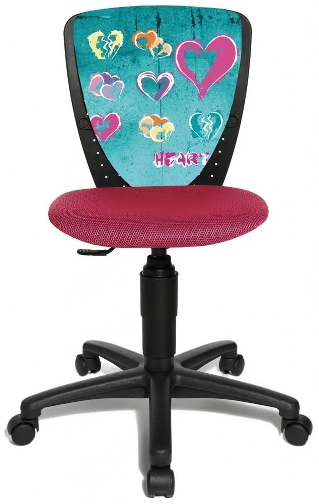 Topstar Topstar - detská stolička S'COOL NIKI - srdce, plast + textil