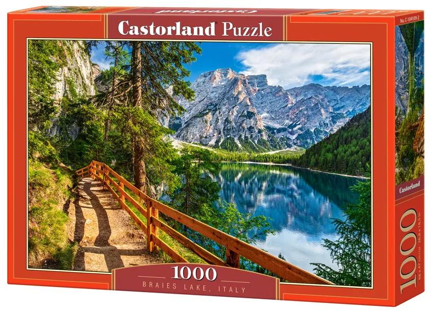KIK CASTORLAND Puzzle 1000el. Jazero Braies, Taliansko - Jazero Braies Taliansko
