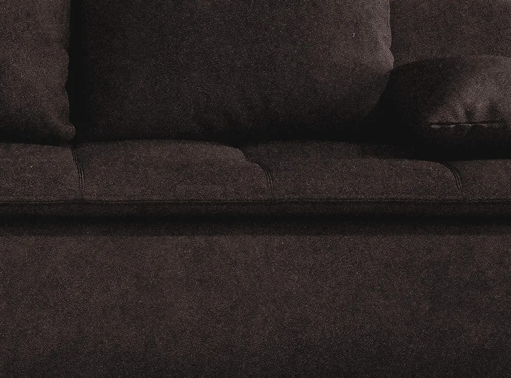 Rozkladacia pohovka Sweet, hnedá espresso látka