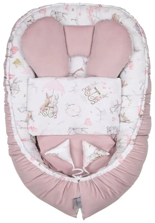 Hniezdočko s perinkou pre bábätko Velvet Belisima Just Love