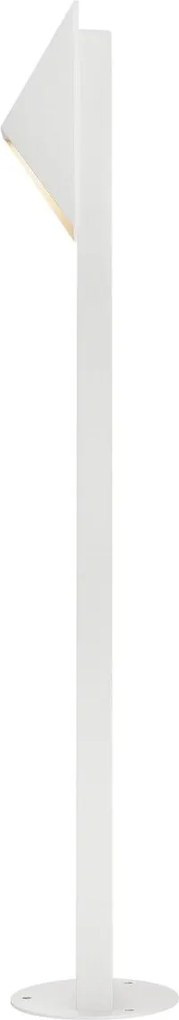 Nordlux Biela záhradná lampa Pontio pre žiarovku GU10 85cm 2218208001