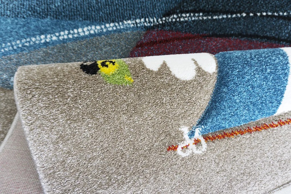 Detský koberec Smart Kids 22766 Blue, 160x230, viacfarebná, detská izba, Berfin Dywany