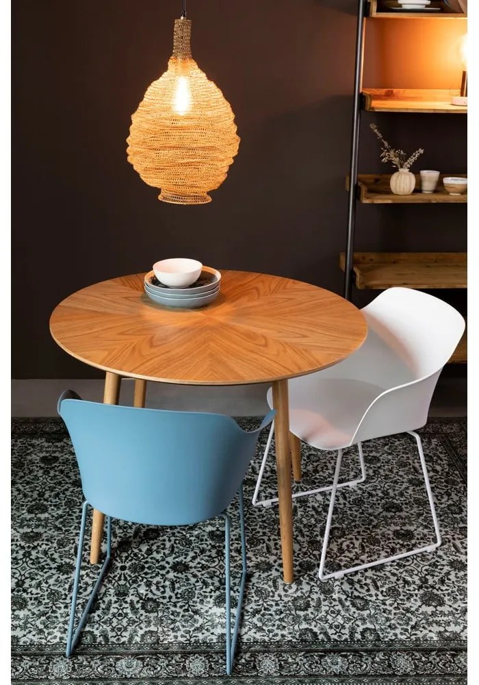 Závesné svietidlo v zlatej farbe White Label Lena, ø 37 cm