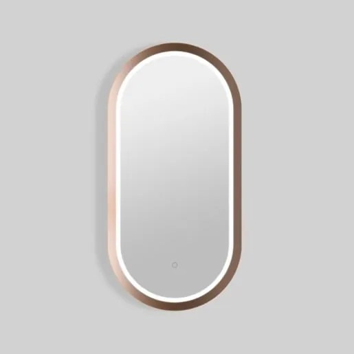 Zrkadlo so senzorom SAT Aurum 40x80 cm rose gold SATZAUR4080BRG