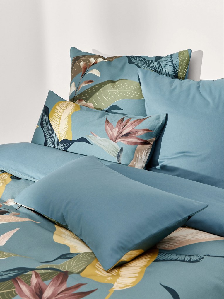 Obliečka na paplón z bavlneného saténu Flora