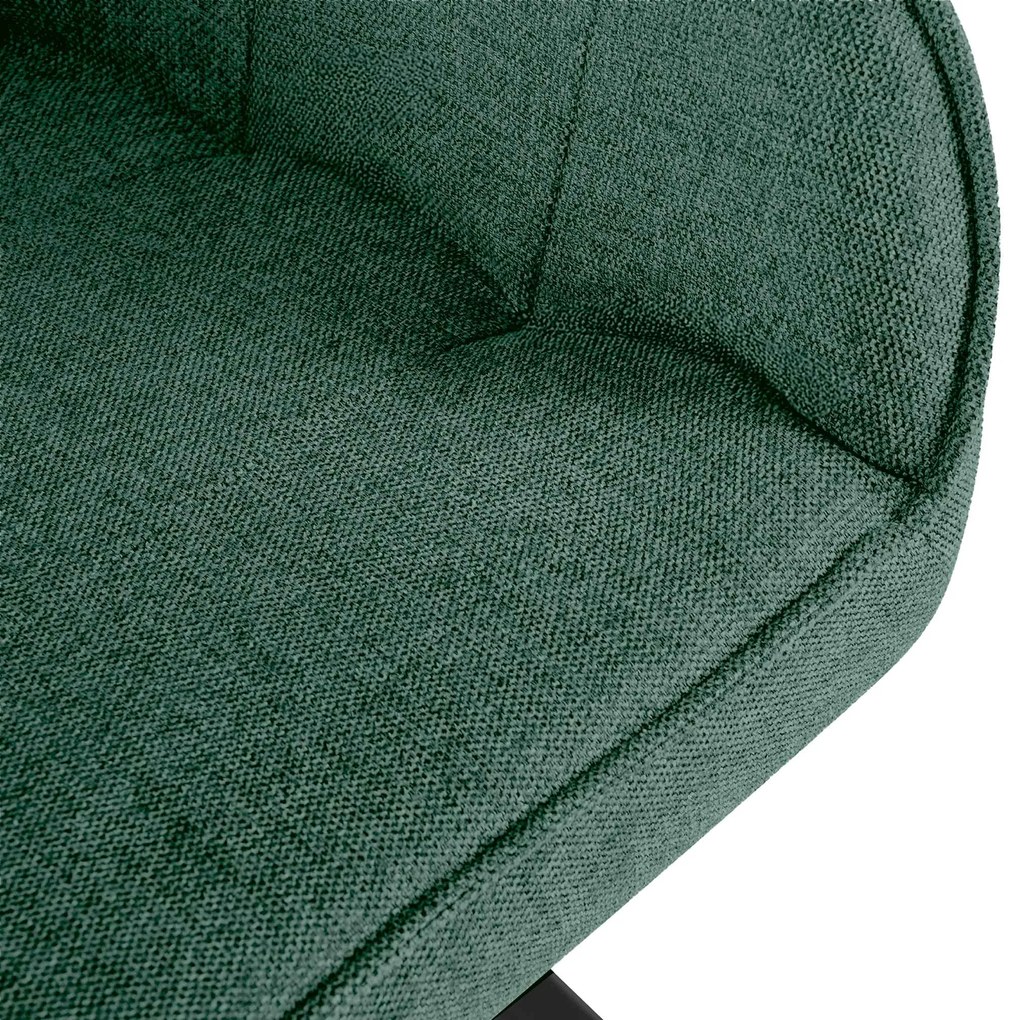 Stolička Pettuli látka - zelená