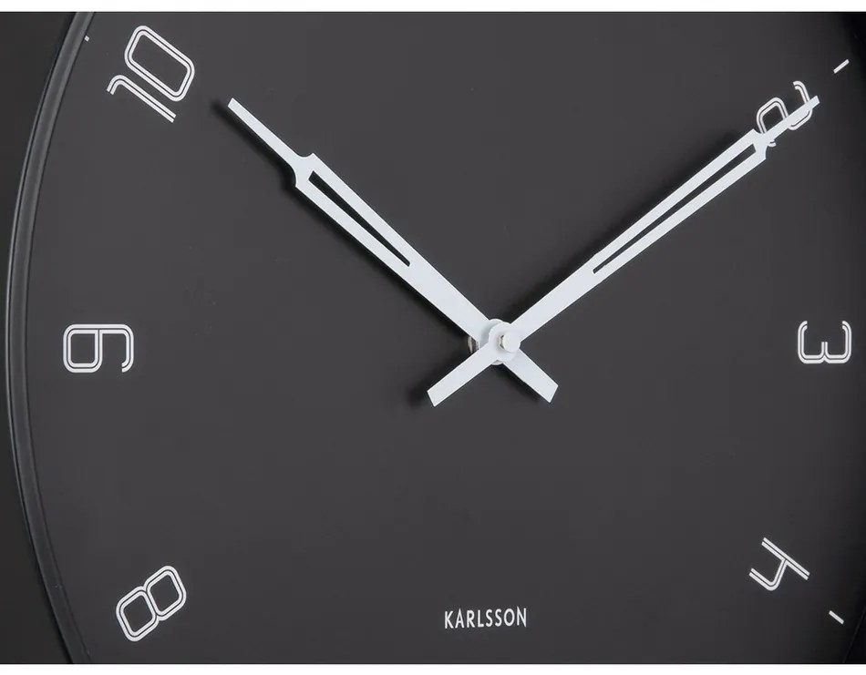 Karlsson 5950BK dizajnové nástenné hodiny 40 cm