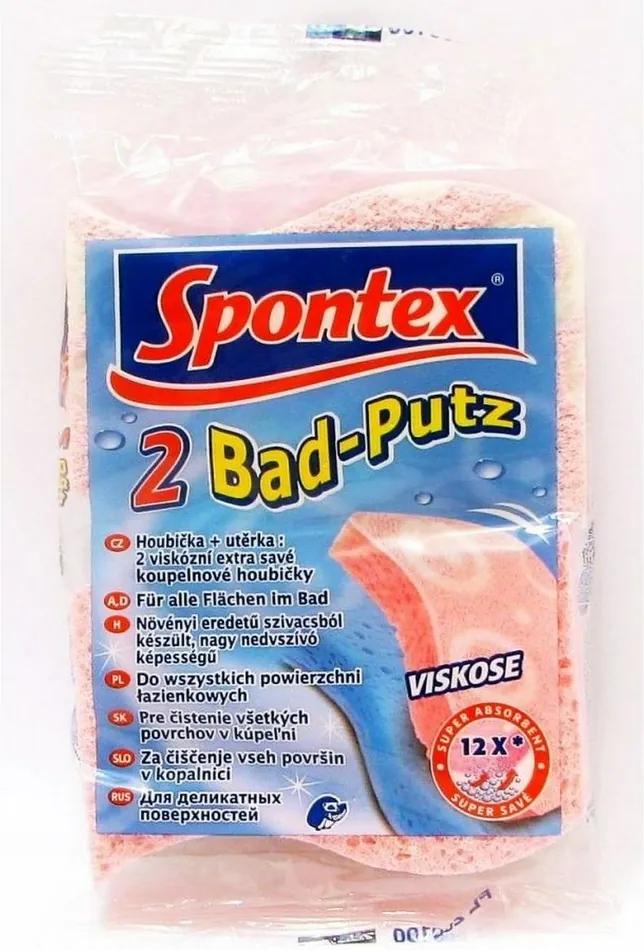 Spontex 2 Bad-Putz viskózní koupelnová houbička 2 ,