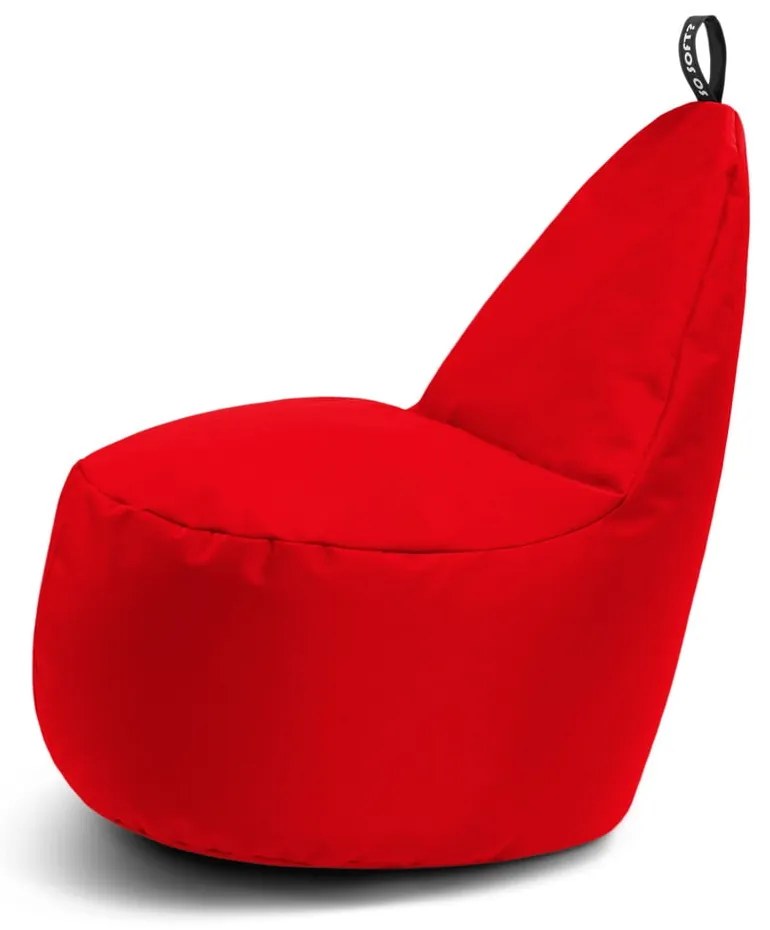 Červený detský sedací vak Lull M – So Soft?