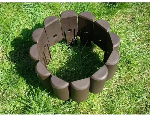 Záhradné palisáda pol - kolíková Hnedá 2,15 m