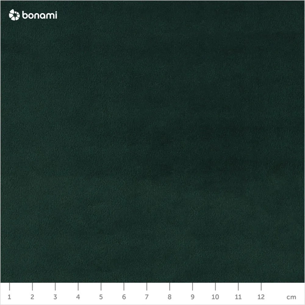 Tmavozelená zamatová čalúnená dvojlôžková posteľ s úložným priestorom s roštom 140x200 cm Brody – Mazzini Beds