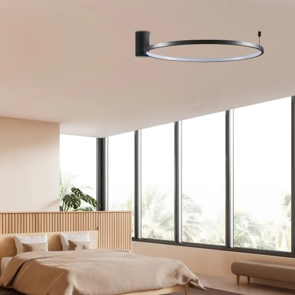 LED Stropné svietidlo NOEMI LED/20W/230V 4000K pr. 50 cm čierna