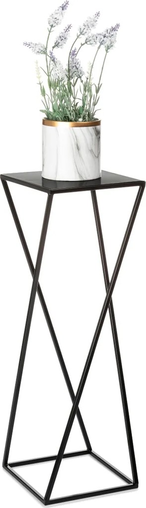STOJAN NA KVETINÁČ LOFT4 70X24X24 CM ČIERNA