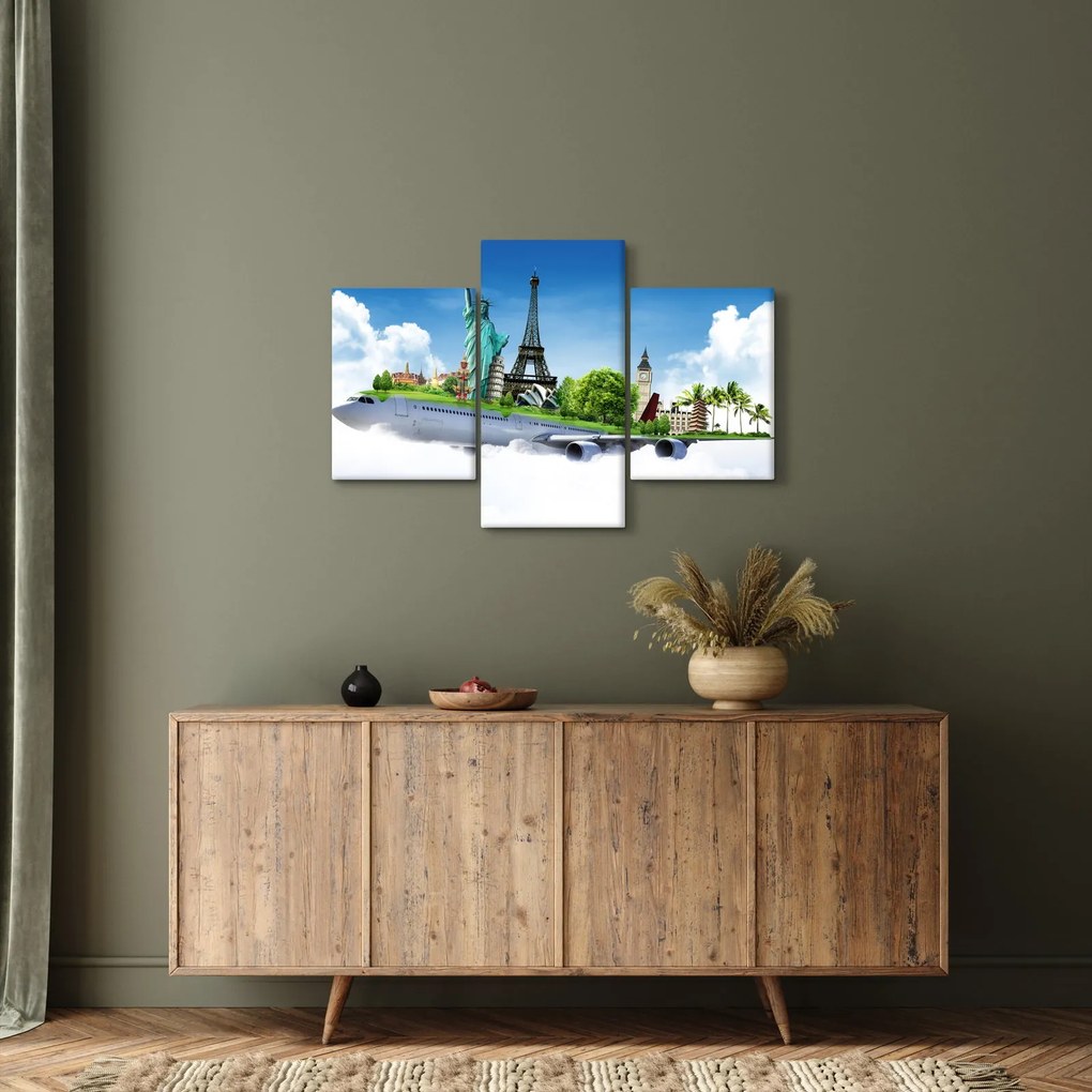 Obraz - Cesta okolo sveta (90x60 cm)