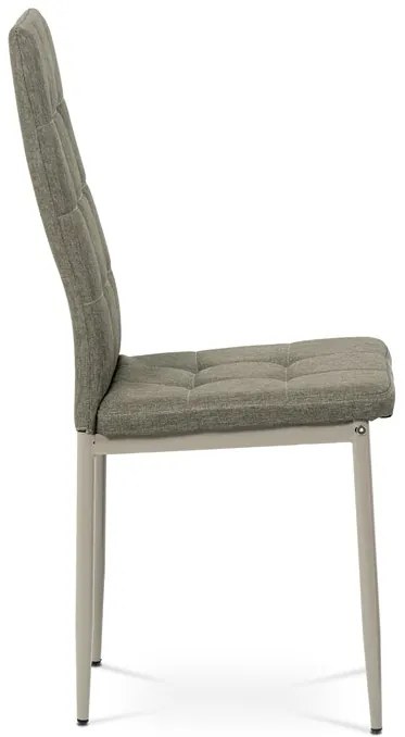 Autronic BONTEC Jedálenská stolička, béžová, látka, DCL-397 CRM2 Farba: Hnedá