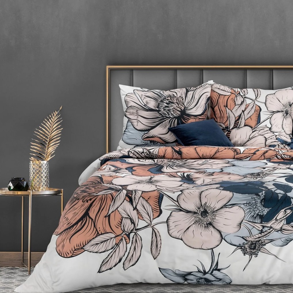 POSTEĽNÉ OBLIEČKY PREMIUM EMMA 220X200 CM, 2KS 70X80CM VZOROVANÉ